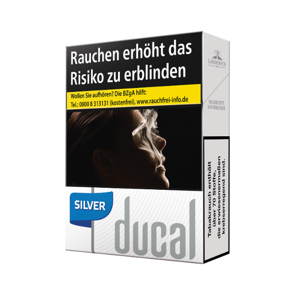 Ducal Silver Big 8 x 24 Zigaretten Ducal Silver Big 8 x 24 Zigaretten